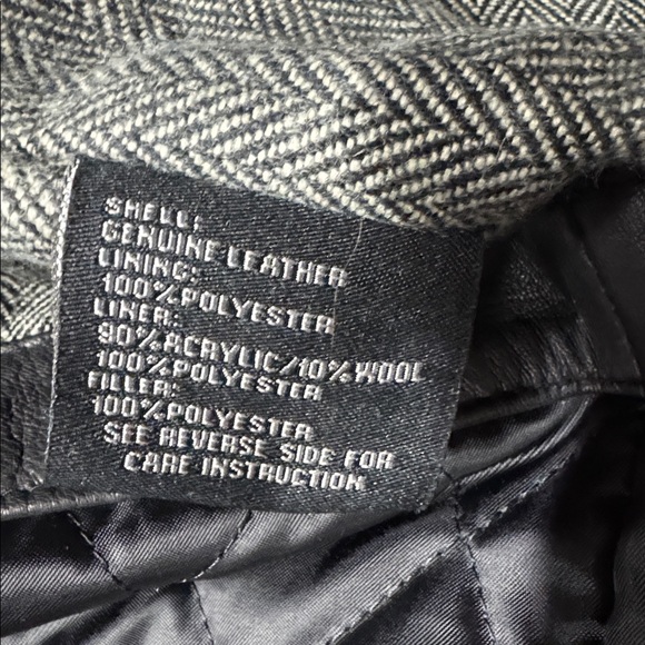 Men's XXL Weatherproof Black Leather Jacket - Picture 4 of 4